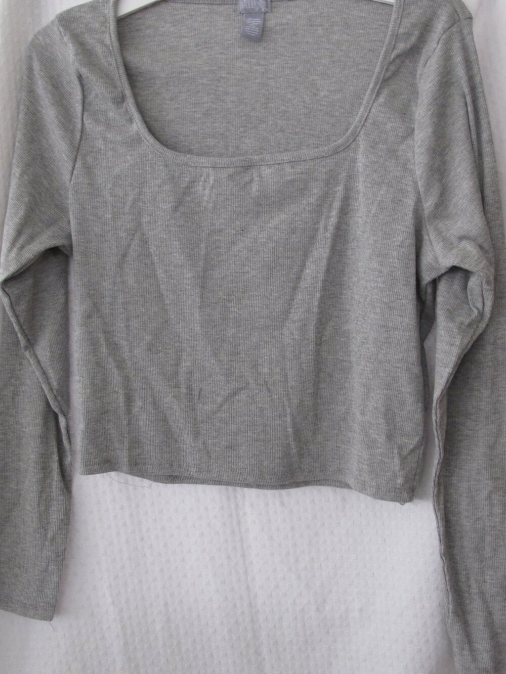 Tilly's Ribbed Long Sleeve Crop Top